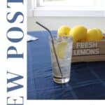 Lemonade Tequila Cocktail Pinterest image.